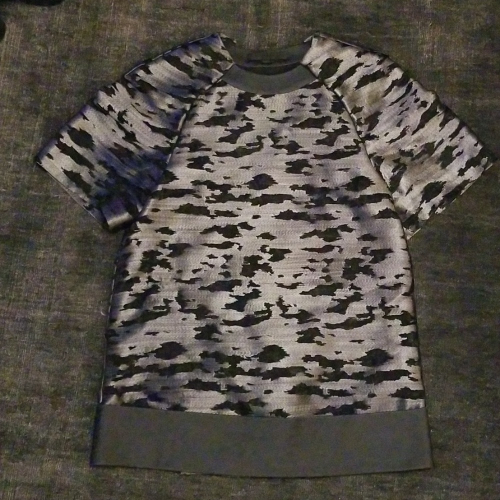 Alexander Wang Black Patterned Top 2 - image 2